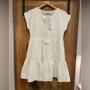 Vineyard Vines Island Eyelet Swing Dress. Size XS. Color White Cap. NWT